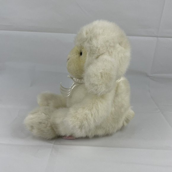 Russ Berries Fluffles Lamb Sheep Soft Bean Bag 12" Stuffed Animal Plush Cream - Picture 5 of 8